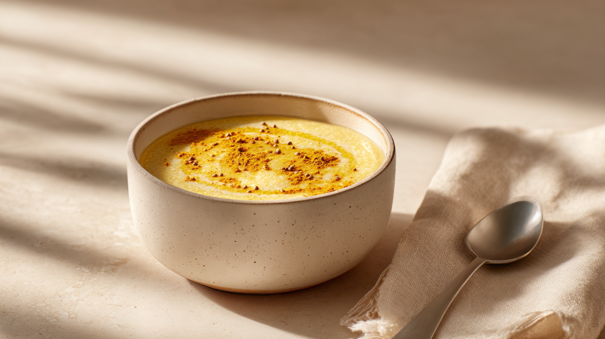 Creamy Millet Porridge with Turmeric