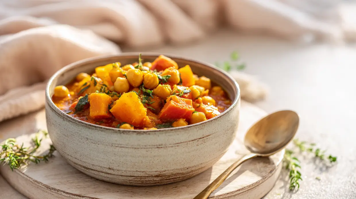 Moroccan Pumpkin and Chickpea Stew