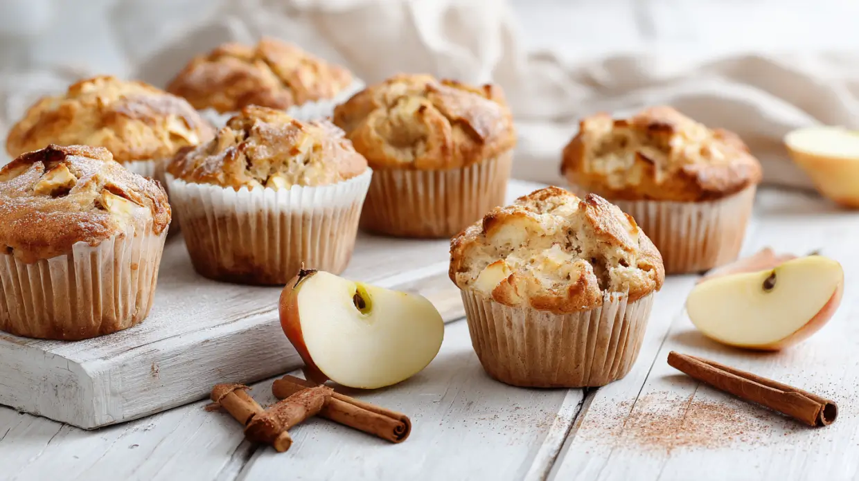 Quick Apple Cinnamon Muffins (Healthy, 10-Minute Prep)
